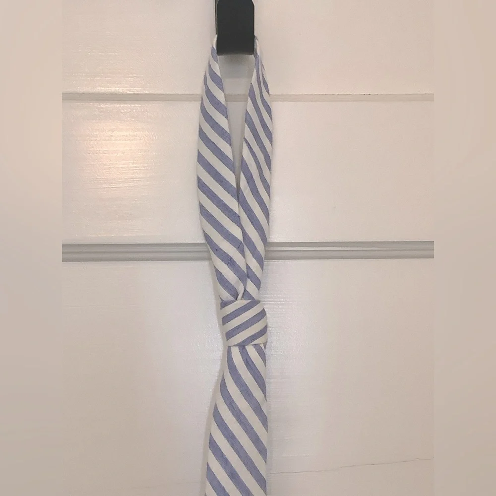J Crew Crewcuts Teen Boys Blue & White Tie Length 52” Sizes 8-16